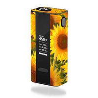 MightySkins Skin Compatible with Joyetech Cuboid 150W TC – Sunflowers | Protective, Durable, and Unique Vinyl Decal wrap Cover | Easy to Apply, Remove, and Change Styles | Made in The USA