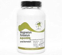 Magnesium Potassium Asporotate and Bromelain ~ 100 Capsules - No Additives ~ Naturetition Supplements