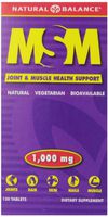 Natural Balance MSM Tablets, 1000 Mg, 120 Count