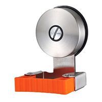 Stainless Steel Mop and Broom Holders Rake or Mop Grippers Garden Tool Organizer storage solutions for broom holder, Sucker Fixing device,No punching( (Orange)