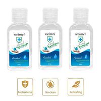 3PCS Hand Sanitizers Bulk Travel Size,Non-Rinse Disposable Hand Sanitizer Gel,Effective 99.99% Moisturizing Refreshing Hand Soap (60ML-B)