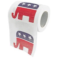 Fairly Odd Novelties Republican GOP Logo Novelty Toilet Paper
