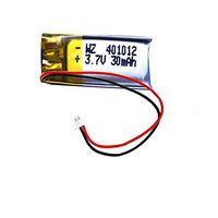 401012-30mah3.7V Polymer Lithium Battery Smart wear Bluetooth Headset self-Timer Artifact Rechargeable Battery