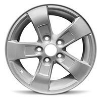 Road Ready Car Wheel For 2013-2016 Chevrolet Malibu 16 Inch 5 Lug Silver Aluminum Rim Fits R16 Tire - Exact OEM Replacement - Full-Size Spare