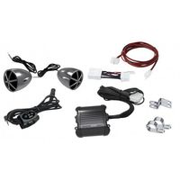 BOSS Audio Systems MC600B Bluetooth, All-Terrain, Weatherproof Speaker And Amplifier Sound System, 2 3 Inch Speakers, Compact Amplifier, Bluetooth Multi-Function Remote Control