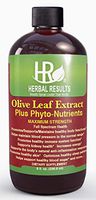 Herbal Results Olive Leaf Extract Plus with Phytonutrients-Multiple Health Remedies-Max Strength 8 Ounce Liquid