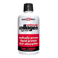 Medical-Grade Liquid Collagen Supplement | AminoSculpt Sugar-Free | Tart Cherry | 30 Fl Oz | Burn Fat | Recovery and Wound Care | Good for Joints, Bones, and Sleep | Better Hair, Skin and Nails