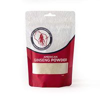 Authentic American Ginseng Powder 西洋参 (No Additives, Non-GMO, Gluten Free, Ground from Wisconsin Roots) (112 Grams)