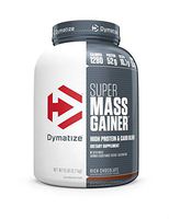 Dymatize Super Mass Gainer Protein Powder, 1280 Calories & 52g Protein, Gain Strength & Size Quickly, 10.7g BCAAs, Mixes Easily, Tastes Delicious, Rich Chocolate, 6 lbs