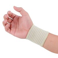 uxcell Adjustable Sports Gym Wrist Wrap Bandage Support Strap Guard Band Protector Beige