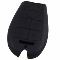KEYGUARDZ Black Rubber Keyless Entry Remote Key Fob Skin Cover Protector