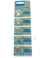 Hillflower 100 Piece CR927 Card Blister 927 BR927 3V Lithium Battery for Remote Alarm PC
