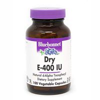 BlueBonnet Dry E-400 IU Vegetable Capsules, 100 Count