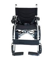 ComfyGO Heavy Duty Powerful Dual Motor Foldable Electric Wheelchair Motorized Power Wheelchairs (Navy)