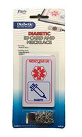Flents Diabetic ID Card and Necklace