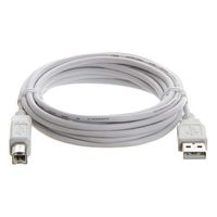 15 Foot USB 2.0 High Speed Printer / Scanner Cable - White