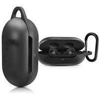 lzndeal Headphone Cover,Earphone,Headphone,Smart Cover,Silicone Headphone Protective Cover Anti-Drop Shockproof Case with Hook for Samsung Galaxy Buds