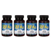 Swanson Ecomega Dha Fish Oil 100 Milligrams 60 Sgels (4 Pack)