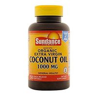 Sundance Organic Coconut Oil 1000 MG, 50 Quick Release Softgels (2)