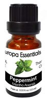Europa Essentials 100% Pure Therapeutic Grade Essential Oils, 31 Aromatherapy Scents Collection – Peppermint, 10ml
