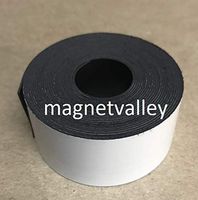 Magnet Valley Write on/Wipe Off Dry Erase White Magnet Roll for Shelf Labels 3" x 10' ...
