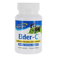 North American Herb & Spice, Elder-C Elderberry Plus Vitamin C 60 CAP