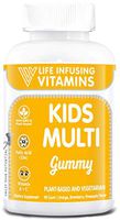 LIV Kidz Essentials Gummy, Multivitamin Gummy, Plant Based multivitamin, Vegetarian multivitamin, Halal multivitamin, Kosher multivitamin, Strawberry Flavor (90)