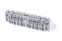 Storacell by Powerpax PBC Original Multi-Pack Battery Caddy, Clear