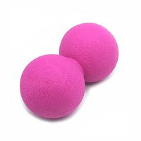 Deep Tissue Massage Lacrosse Ball for Physical Therapy - Myofascial Release, Muscle Relaxer, Acupoint Massage - Massage Tension and Pain Away (Pink)