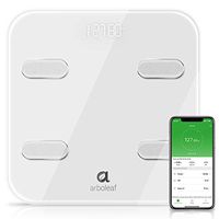 Arboleaf Smart Scale - Wi-Fi & Bluetooth Weight Scale, 14 Body Composition Monitor with iOS, Android APP, Wireless Cloud-Storage for Unlimited Data & Users, BMR, BMI Scales Digital Weight and Body Fat