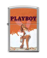 Zippo Playboy Cover September 1978 Pocket Lighter, Brushed Chrome