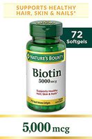 Nature's Bounty, Biotin, 5000mcg, 72 Tablets