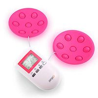 SH-JTL Wireless Breast Massager Electric Chest Massager Silicone Material 5 Massage Methods 3 Types of Massage Intensity 7 Massage Balls Chest Vacuum Massage for Anti Sagging Chest Enlargement,Pink
