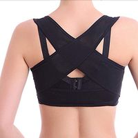 ZOOARTS 2019 Amazing Anti-Sagging Insta Boost Front Closure Bra Brace-for Girlfriend Xmas Gifts (Black, XL)
