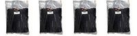 Morris 20160 Ultraviolet Nylon Cable Tie with 40-Pound Tensile Strength, 8-Inch Length, Black, 1000-Pack (4-(Pack))