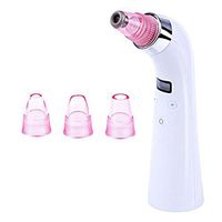 Frcolor Facial Blackhead Acne Remover USB Electric Skin Pores Cleaner Blackheads and Blemish Removers Vacuum Extraction Comedone Extractor (White)