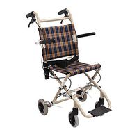 YE ZI Wheelchair - Foldable Wheelchair Detachable Handrail Multifunctional Bag for Easy Carrying (Color : Multi-Colored)