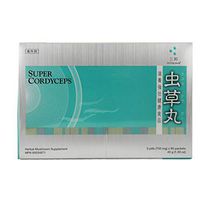 Super Cordyceps Herbal Mushroom Supplement - 5 Balls (750 mg) x 60 Packets