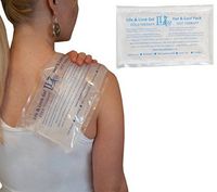 Small Reusable Gel Ice Pack for Injuries (6 X 10 Inches) USA Made Quality Hot Cold Packs - Pain Relief Elbow Knee Ankle Wrist Chiropractic Physical Therapist by Life and Limb Gel (1)