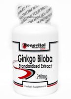 Ginkgo Biloba Standardized Extract 240mg 200 Capsules ~ Renevitol