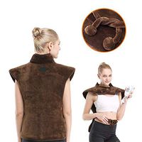 XIHAA Electric Wrap Heating Pad,Back Pain Relief Heated Vest,7.3X25.2 Inch Heating Wrap with 3 Temperature Setting Machine Washable Auto Shut Off