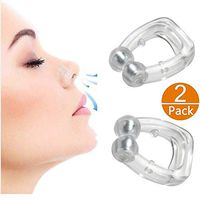 New Clipple Anti Snoring Devices,Snoring Solution Silicone Magnetic Anti Snore Clip, Professional Stop Snoring Nose DeviceRelieve Snore Support Our Comfortable Sleeping (2 Pack)