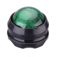 Easyinsmile Manual Massage Ball Roller Stress Pain Relief Massager Therapy Relax Tool for Sore Muscle, Joint Pain, Full Body, Essential Oils or Lotion Relax (Green + Black)