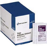 First Aid Only, Inc 12700 Triple Antibiotic Ointment, 0.5 g Packet, 60/Box