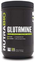 NutraBio 100% Pure L-Glutamine Powder - 500 Grams - HPLC Tested, Micronized, Unflavored, No Additives or Fillers, GMP. Post Workout Muscle Recovery Supplement.