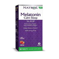 Natrol Advanced Melatonin Plus Fast Dissolve Strawberry - 60 Tablets (Pack -2)