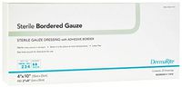 Dermarite Industries Sterile Bordered Gauze with Adhesive Border, 8 Ounce