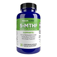 MAXX LIVE - L Methylfolate 7.5mg – Active Folate 5-MTHF, Methyl Folate Professional Strength - Immune Support, Essential Amino Acids– Vegan Gluten-Free - 30 Capsules