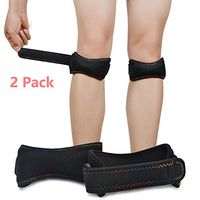 Numola 2 Pack Knee Straps, Adjustable Patella Straps with Silicone, Comfortable Knee Braces for Knee Pain Relief, Premium Patella Bands for Basketball, Running, Hiking, Soccer, Tennis & Squats