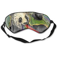 Sleeping Eye Mask Art Print Mulberry Silk Eye Mask Cover Humor